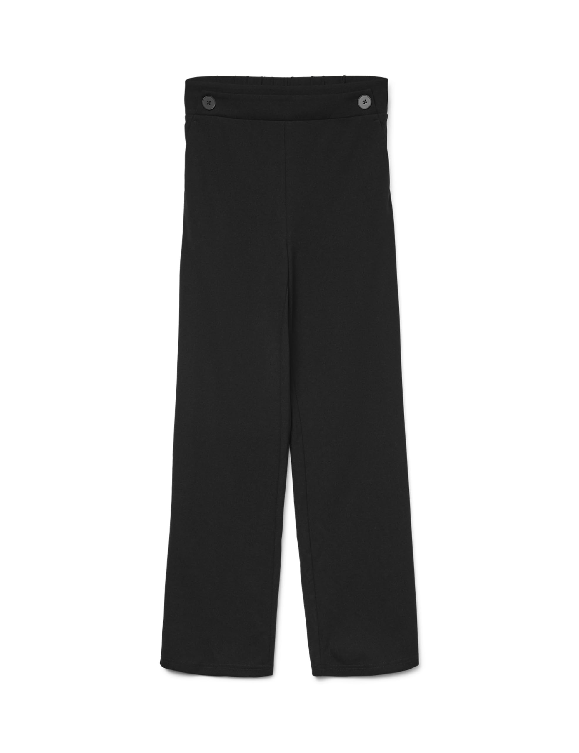VERO Moda Women's Vmlivanaya Hr Wide Pant Noos, Schwarz, S / 32L