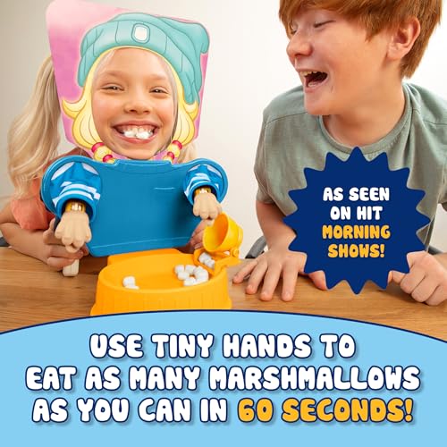 Image of Marshmallow Madness Board Game - Hilarious Family Board Games for Kids & Adults, Fun Fast-Paced Party Game for Family Night, Interactive Kids Board Games, Ages 8+