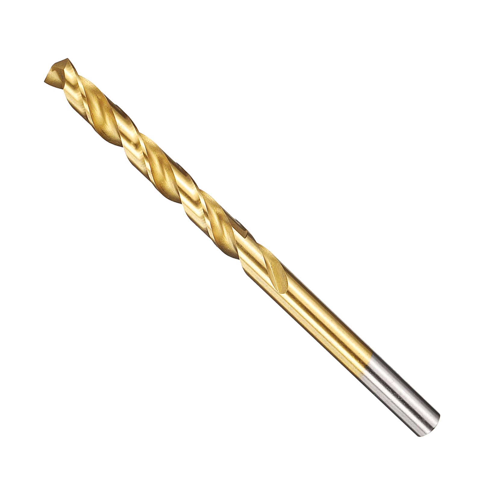PATIKIL 12mm Drill Bit, Jobber Straight Shank M2 High-Speed Steel 135° Titanium Nitride TiN Coated for Stainless Steel Hard Metal - 6 Pack — image 1