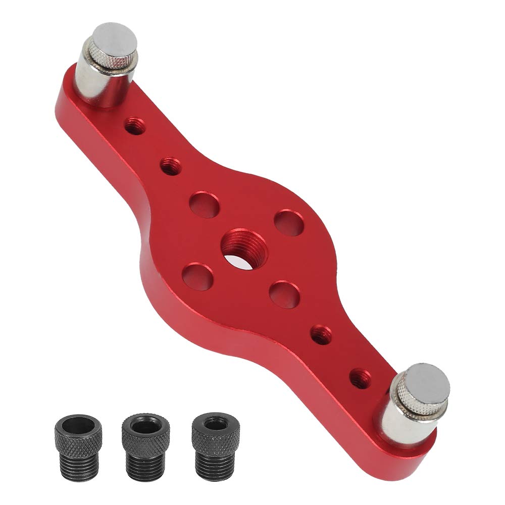 N/U Vertical Pocket Jig Hole Woodworking Doweling Jig Kit Self Centering Drill Guide Wood Hole Punch Positioner Locator Kit 6/8/10Mm