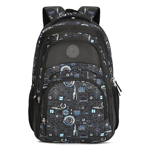 Image of BEAUTY GIRLS BY HOTSHOT FLORAL 1594|SCHOOL BAG|TUTION BAG|COLLEGE BACKPACK|LARGE SIZE|WATER RESISTANT|19 INCH|FOR GIRLS & WOMEN|36 LITERS BACKPACK