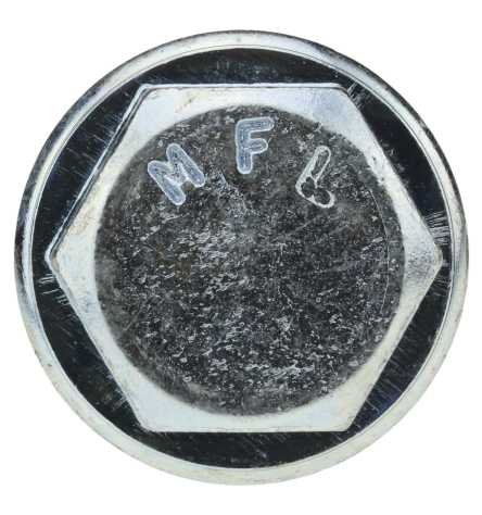 Reidl Verschlußschrauben mit Außensechskant und Bund, zylindrisches Gewinde 18 x mm 1,5 DIN 910 5.8 galv. verzinkt farblos 25 Stück