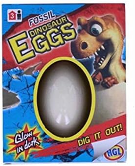 Kids Dinosaur Fossil Egg Glow in the Dark for Boys & Girls Prehistoric Explorer Toy & Games Great Birthday Present & Stocking Filler