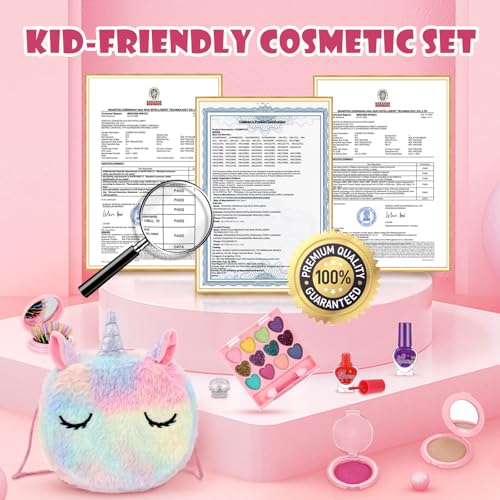 Miniatura 5 de Anpro Maquillaje Para Niñas, Kit De Maquillaje Para Niñas Lavable