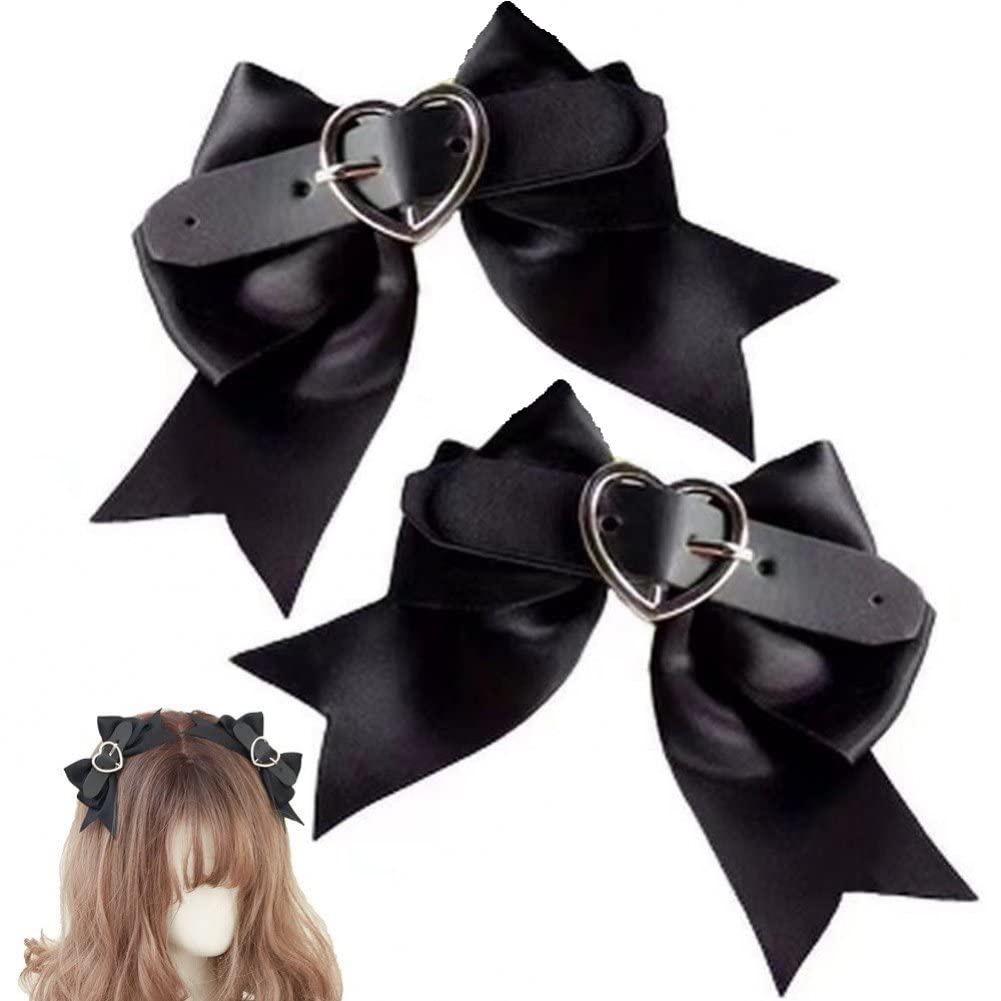 Amazon.co.jp: ヘアピン黒ゴスパンクヘアクリップロリータハートちょう Amazon.co.jp: ヘアピン黒ゴスパンクヘアクリップロリータハートちょう
