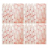 Hook and Loop Heavy Duty, 2in x 4in 8 Pcs Industrial Strength Mounting Tape for Indoor/Outdoor, Clear Self Sticky SJ3560 Reclosable Interlocking Fastener