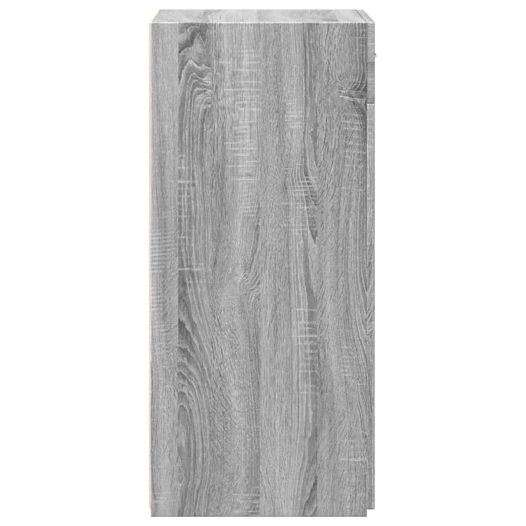 vidaXL Credenza Grigio Sonoma 50x42,5x93 cm in Legno Multistrato, credenza in Legno, credenze in Legno, armadietto Laterale, armadietto in Legno