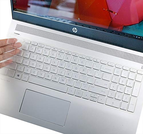 Premium TPU Keyboard Cover for 2019 2018 HP Envy x360 2-in-1 15.6" Touch-Screen