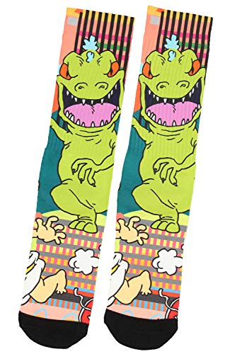 La mejor comparación de Tubo de media listamos los 10 mejores. 23 Nickelodeon Rugrats - Calcetines sublimados con personajes de dinosaurio, 1 par, Varios colores, One Size