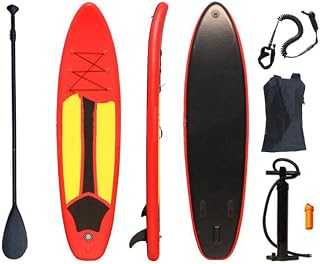 BYCDD Inflatable Stand Up Paddle Board, Non-Slip Deck Surfboard SUP Board with Adjustable Paddle,Fin, Hand Pump, Backpack and Repair Kit