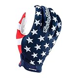 Troy Lee Designs Air Americana Men's Off-Road Mountain Bike Gloves - Navy/Red / Large