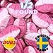 1/2 Pound BUBS Strawberry Pomegranate Ovals Swedish Candy from Sweden
