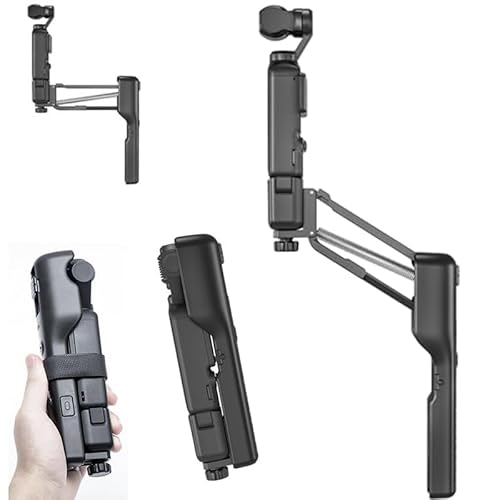 DJI Pocket 3 対応 保護ケース ハンドヘルド スタビライザーマウント 折りたたみ式 アダプター 簡単な取り付け,1/4ネジ穴付き Osmo Pocket 3アクセサリー