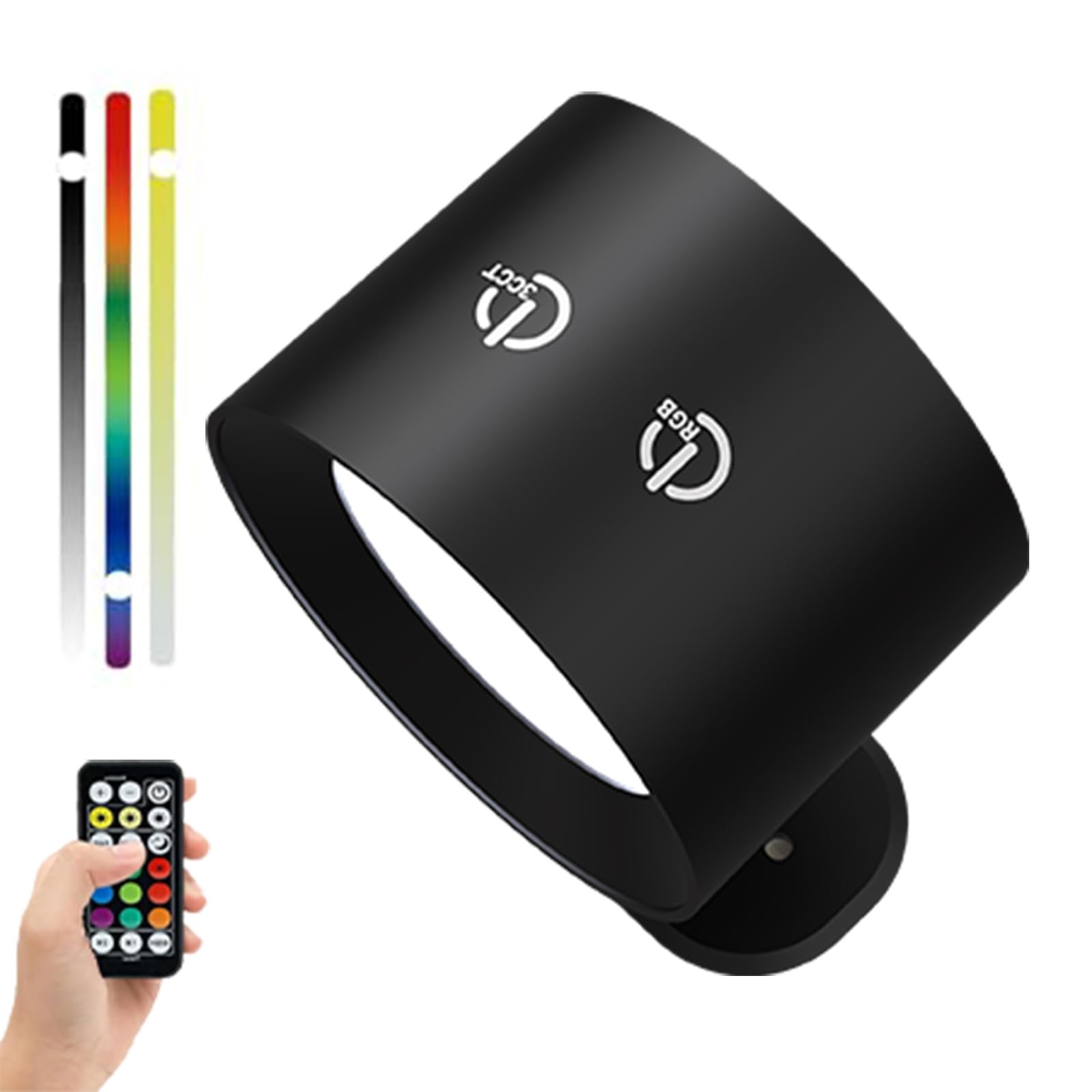 Glowright Lights Rechargeable RGB 15 Colors Double-Sided Wall