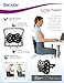 BackJoy Lumbar Support with Adjustable Strap, Designed for Spine and Lower Back Pain, Posture Correction, Adjustable, Breathable, Ideal for Office Chair, Car Seat, Desk Chair