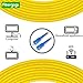 Fibergaga-5m(16ft) OS2 SC to SC Fiber Patch Cable, Single Mode, Simplex, Length Option: 0.5M(1.6ft)-100m(328ft) 9/125µm 2.0mm Diameter Fiber Optic Cable, OS1/OS2 Compatible