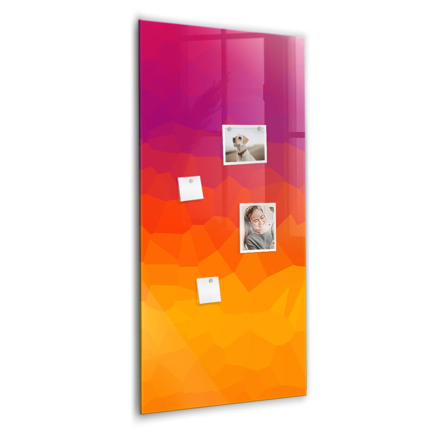 Lavagna Magnetica Elegante in Vetro | Include Magneti Ultra Forti, Pennarello e Gomma | Casa, Ufficio, Scuola e Studio - 90x60 - Agenda settimanale