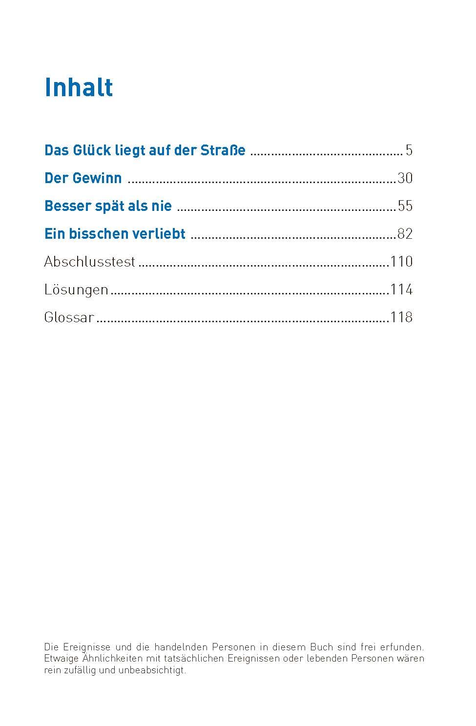 Das Glück liegt auf der Straße: Deutsch als Fremdsprache (DaF) B1
