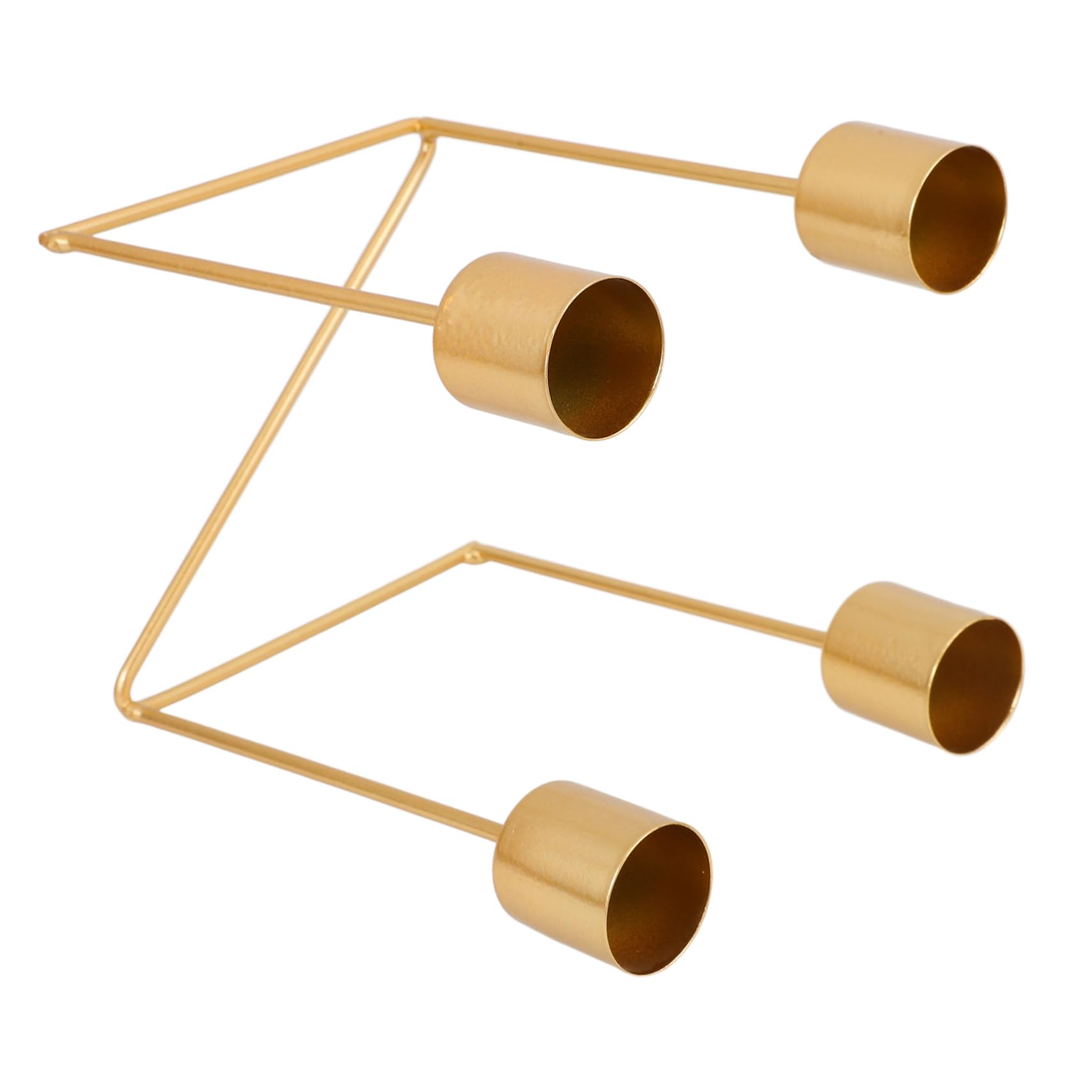 ERINGOGO Christmas Advent Candle Holder Vintage Centerpiece for Table Decoration Pillar Candle Stand for Weddings and Festive Events for Banquets and Dinners Elegant Design