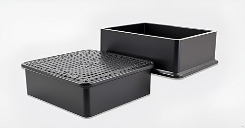 Miniatura 158 de Flyshop 8 tapas para patas de sillas de patio, de PVC, protectores de suelo cuadrados para patas de silla, fundas cuadradas para muebles, 3/4 PVC