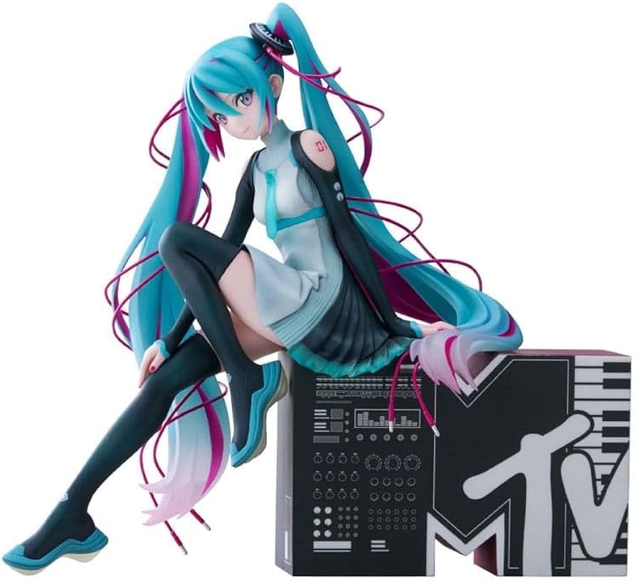 Amazon.com: Hatsune Miku x MTV 1:7 Scale PVC Figure : Toys & Games