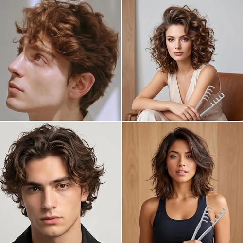 Peine para cabello con dientes anchos para volumen miniatura 6