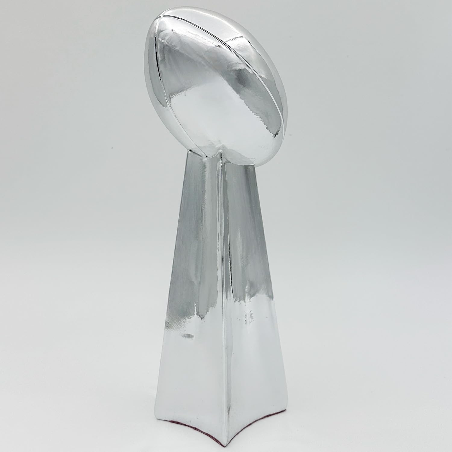 Fantasy Football Trophy-1- Ultimate Fantasy Football Trophy Realistic Fantasy League Winner's Cup Bright Silver Lombardi Trophy Elegant and Durable Design-3 Sizes thumbnail