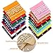 E-accexpert 16pcs Bandanas Multi-Purpose Party Outdoor Favor Scarf Headband Handkerchiefs for Unisex Women Men Boy Girls