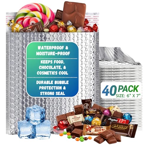 Thermal Mailers 6x7 Inch (40 Pack) – Insulated Bubble Mailers