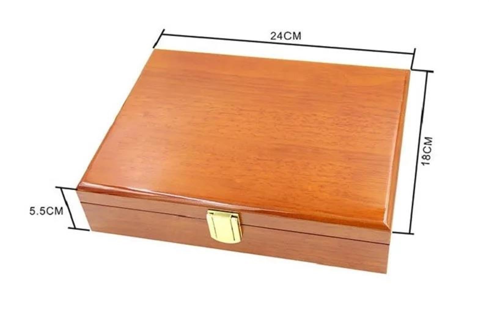 Caja Gemelos Cajas Regalo Anillo Joyería Lujo Capacidad Caja Madera Pintada Ideias De Presentes Organizador Joyas