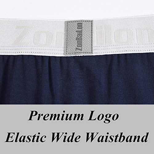 Zonbailon Mens Big And Tall Boxer Briefs Moisture-Wicking Anti-Chafing No Ride Long Leg Male Underwear 48 50 Plus Size 3Xl 3X Xxxl #TOP5