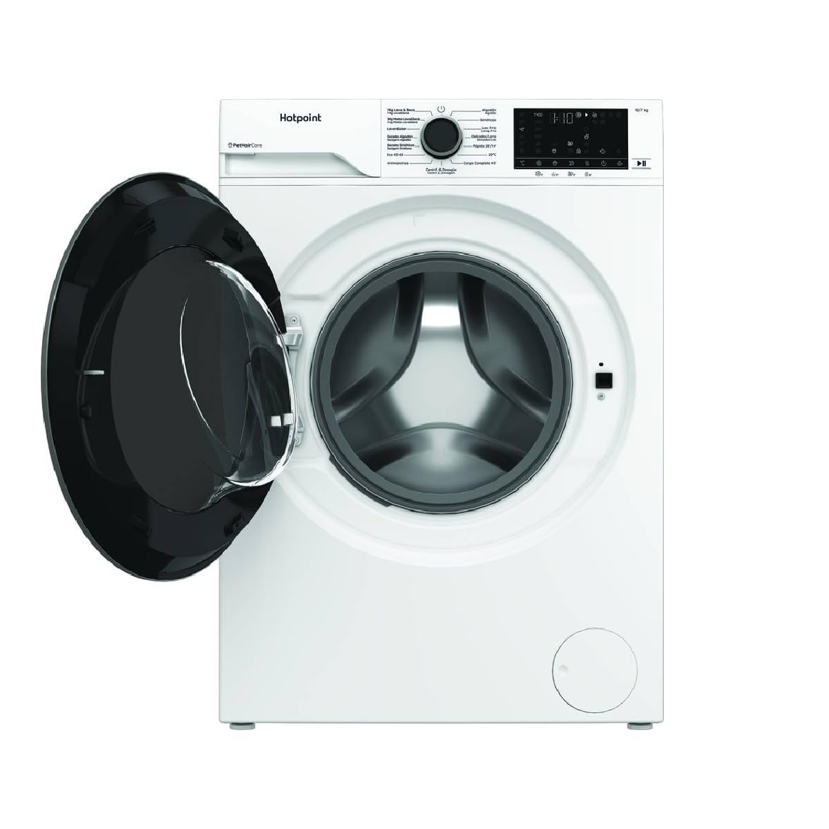 Roupa Hotpoint HBD1781SPT - Lavatrice e asciugatrice, 10/7 kg, 1400 giri/min Branco