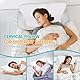 Ehomfory Nackenkissen Kopfkissen Memory Foam Kissen, Ergonomisches Kopfkissen Seitenschläferkissen für Seiten, Rücken, Bauchschläfer (Weiß)
