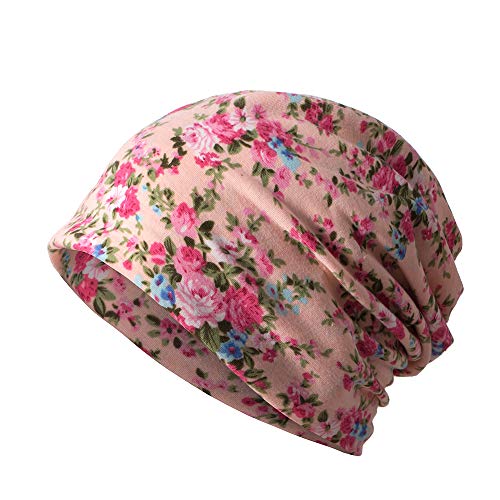 Women's Slouchy Beanie Chemo Hat Baggy Sleep Cap Infinity Scarf, Multicolorb 1pc, 1-8
