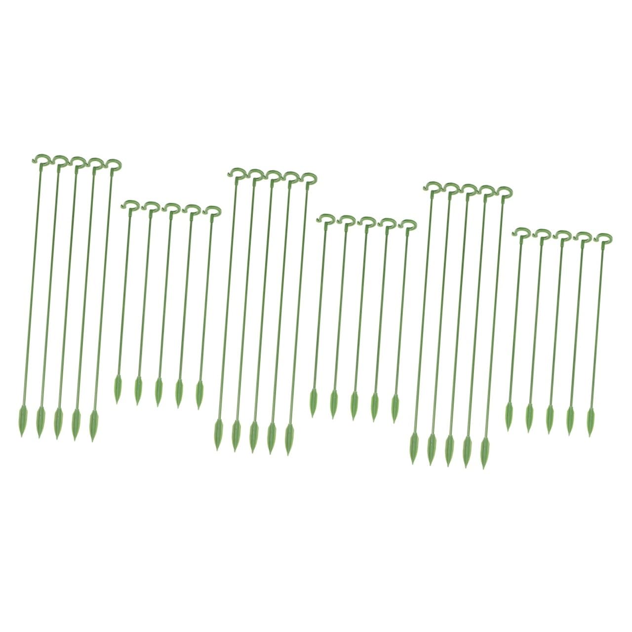 BESPORTBLE 60pièces Tuteurs De Support pour Plantes Succulentes Piquets pour Orchidées Et Fleurs Supports Fixes Résistants Aux Intempéries