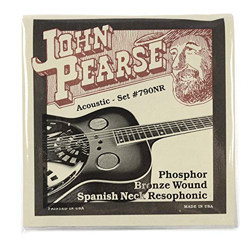 John Pearse Acoustic Strings Phosphor Bronze Spanish Neck Resophonic 13-56 (3 Pack Bundle) #TOP1