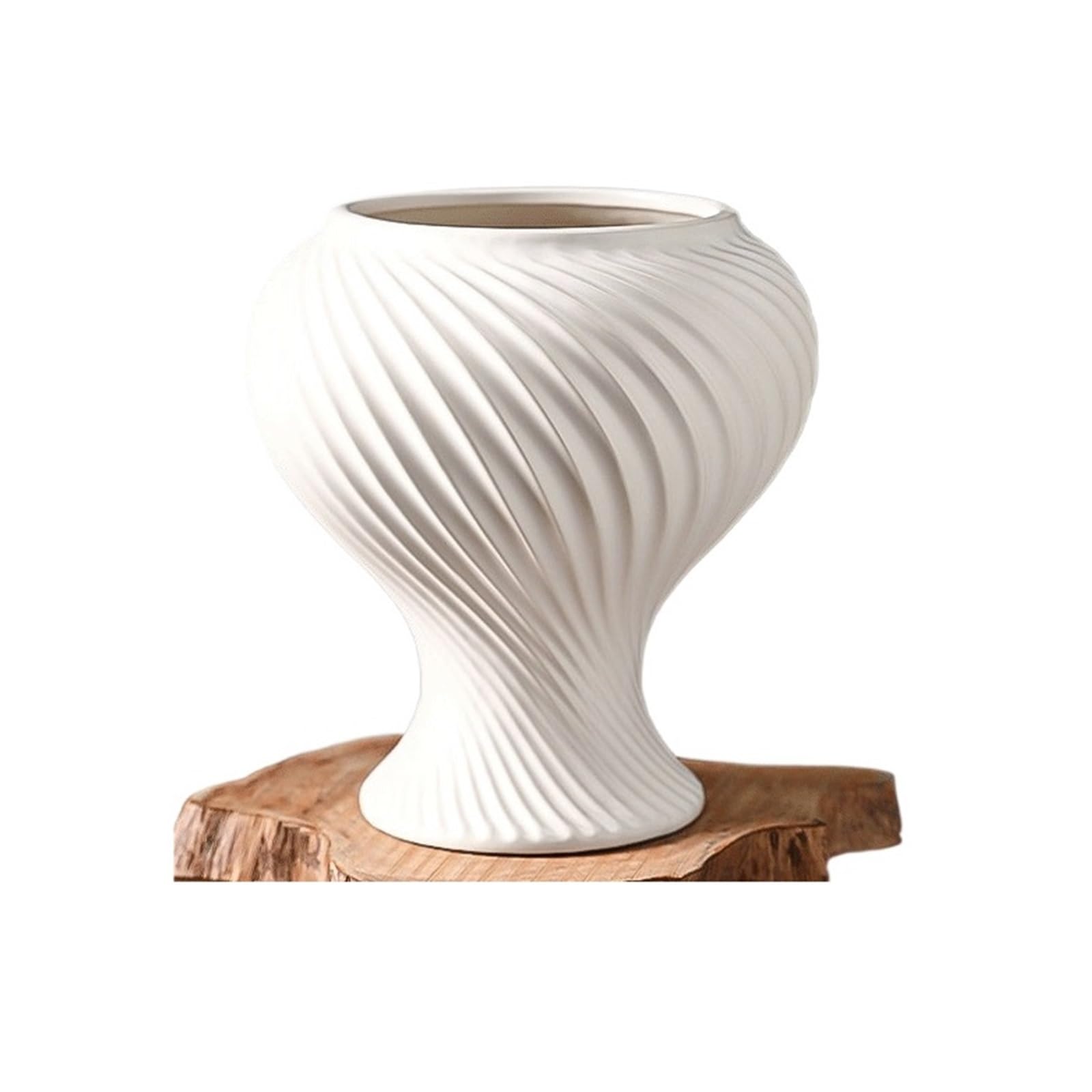 XXAD553TY Planter A Minimalist, Creative And Elegant Ceramic Plant Pot; A Stylish Home Vase(White)