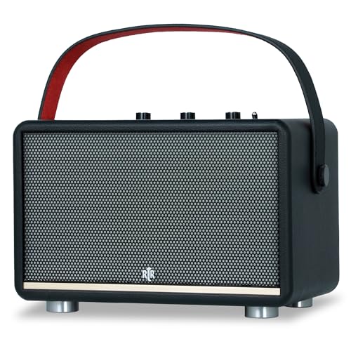 RTR - BIC America A1 Elite Portable Speaker, 80W High-Powered Sound, Dual Drivers, TWS Pairing, 15H...