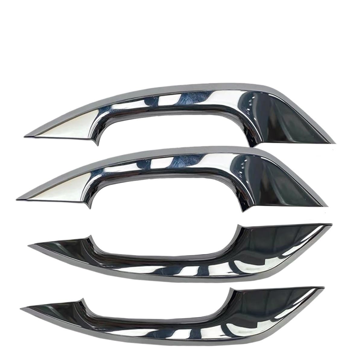 Jyjygdm 4Pcs X1/X2/X4 Exterior Door Handle Chrome Cover For Audi A4 B9 8W Avant A5 F5 Coupe Q5 Fy Sportback S4 S5 8W0837899a 8W0837900a(4Pcs)