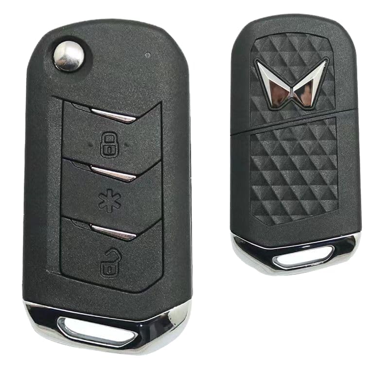 Coll of Fest Genuine 3 Button Flip Key Shell Body with Blade Compatible with Mahindra Scorpio N | 3XO | XUV 300 | Marazzo | XUV 700 | XUV 400 ev | Bolero | Thar Roxx -Key Cutting Required-image-8