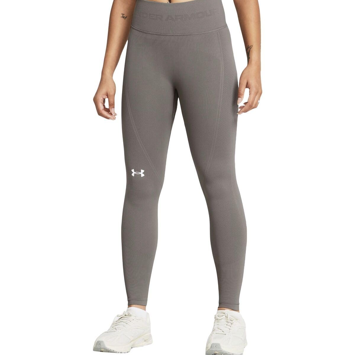 Under Armour Train bezszwowe legginsy damskie, cyna, rozmiar S, szare, S