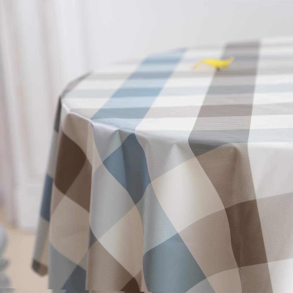 Rond Tafelkleed 100cm, Waterdicht Tafelkleed, Tafelkleed Voor Picknick Buitenshuis, Decoratieve Stoffen Tafelhoes Voor Eettafel, Buffetfeesten En Kamperen