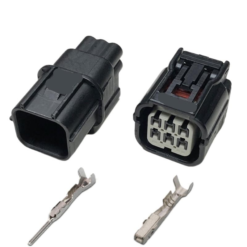 Dj7021a-1.2 car Intake Pressure 2/3/4/ pin Ignition Coil Connector Steering lamp Harness Plug Sheath(6p Row 1,5sets)