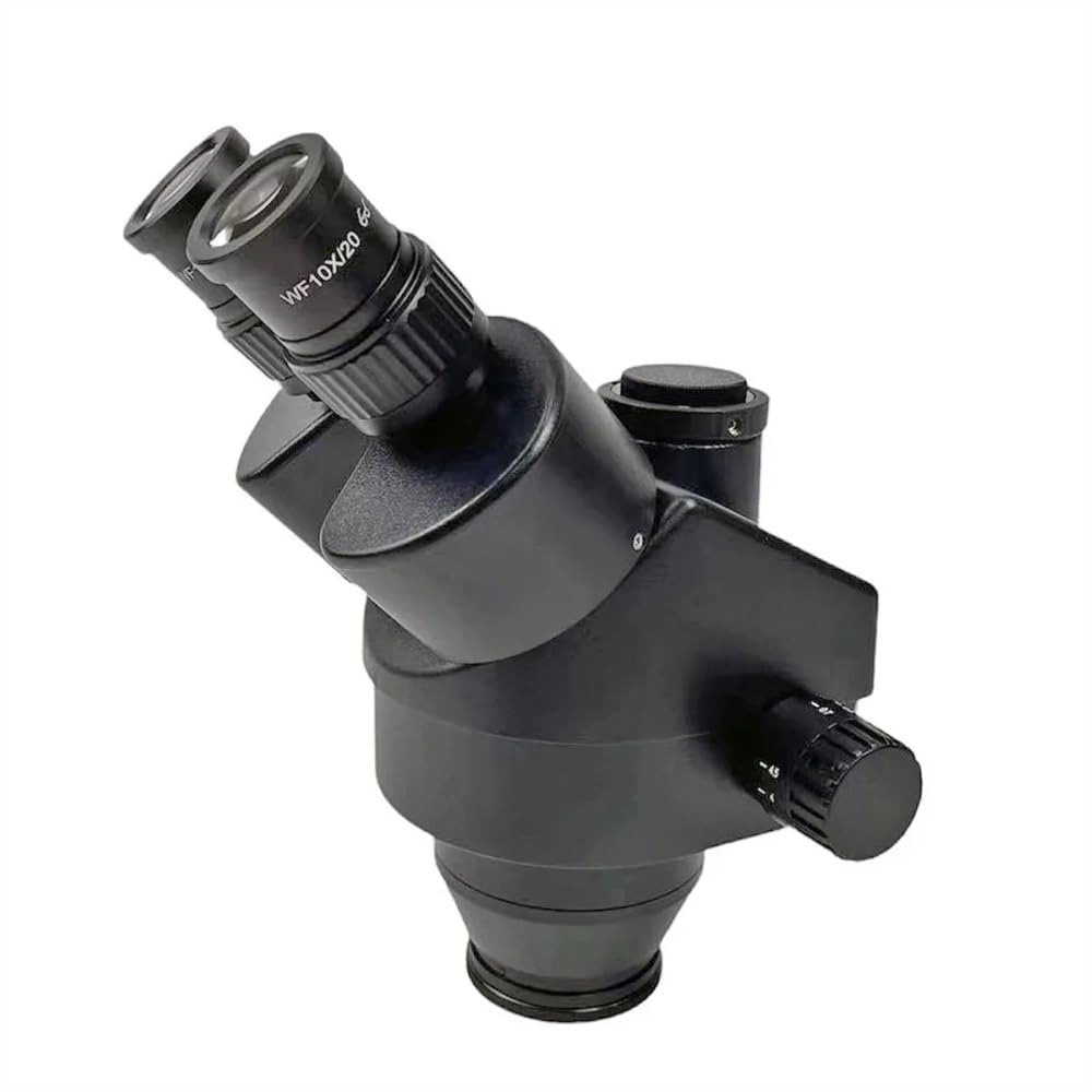 Microscope 7x-45x Trinocular Zoom Stereo Microscope Head-Microscope Head & Body, Eyepiece WF10X/20mm