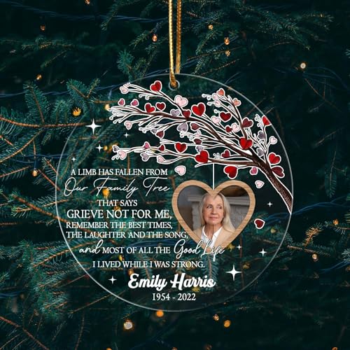 Personalized in Loving Memory, Memorial Ornament, Mom Memorials Ornament Mom