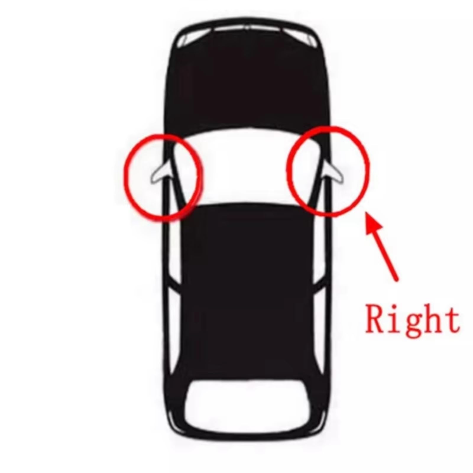 Specchietti Esterni Riscaldati Per Auto Per Fiat Per Linea 2007-2018 Punto Per Evo 2009-2012 Specchio Convesso In Vetro Riscaldato Automatico Vetro Retrovisore(Right)