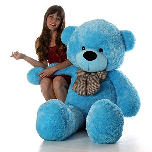 OS Retail Branded Teddy Bear Very Soft Lovable/Huggable Teddy Bear for Girlfriend/Birthday Gift/Boy/Girl 3 feet (91 cm) (Blue)