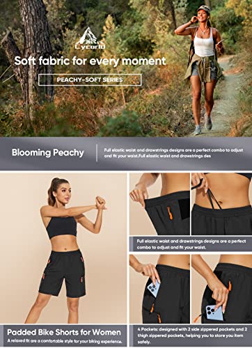 Image of Cycorld Women's-Mountain-Bike-Shorts, Cycling Padded Biking Shorts with Pocket