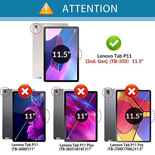 CASAFUNY Case for Lenovo Tab P11 2nd Gen 11.5 Inch - Image 2