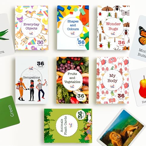 Image of Set of 7 Concepts Flash Cards | Learn with Fun | Montessori Education Toys | Age Group: 1-8 Years | Water Resistant & Non-Tearable Cards